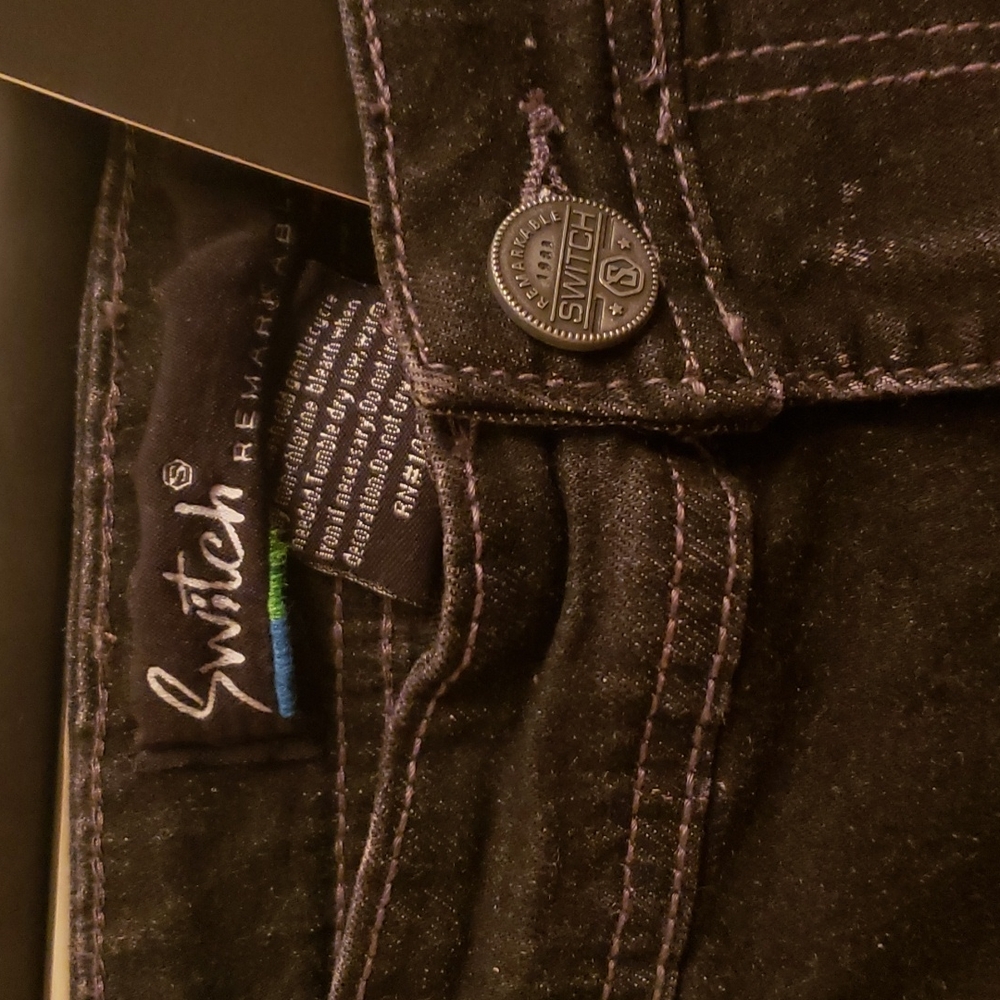 NEW MEN SWITCH- STONES  PAINT DENIM JEANS - Picture 6 of 9